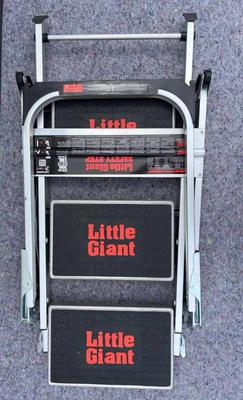Little giant folding step ladder