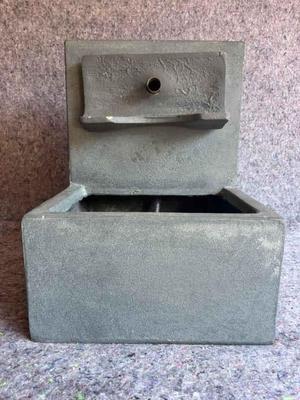 French style cement water fountain