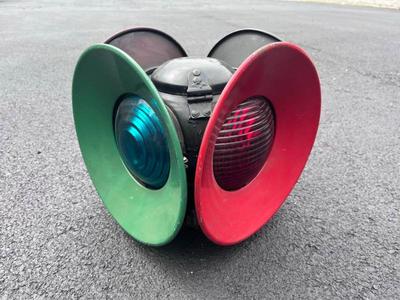 4 way railroad switch lamp