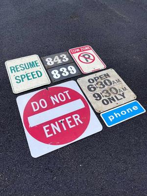 Sign sign, everywhere a sign