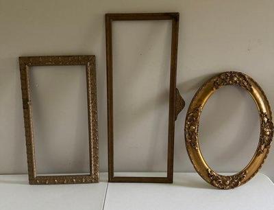 Lot Of Three Gold Painted Antique Frames
Lot #: 139