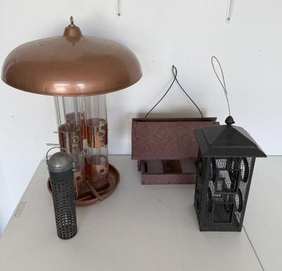 Lot (4) Hanging Bird Feeders
Lot #: 236