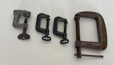 Lot (4) Vintage C Clamps
Lot #: 65