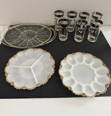 Lot Of Glass -Milk Glass & More
Lot #: 110