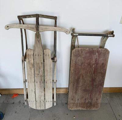 Two Vintage Sleds
Lot #: 184