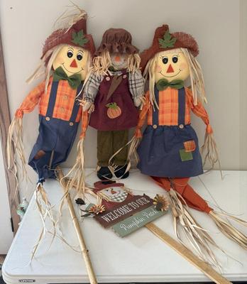 Lot Of Scarecrow Decor
Lot #: 344
