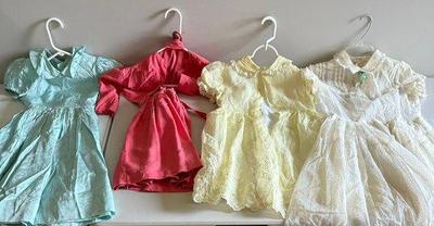 Lot (4) Vintage Girls Dresses
Lot #: 37