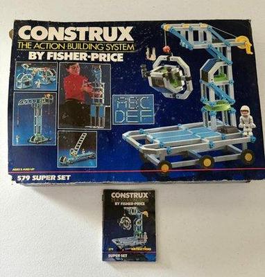 Vintage Fisher-Price Construx Building System
Lot #: 391