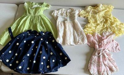 Lot (5) Vintage Children's Dresses
Lot #: 36