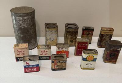 Lot (13) Vintage Spices
Lot #: 224