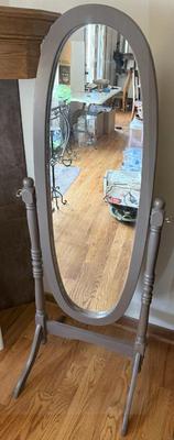Large Brown Painted Floor Mirror
Lot #: 128