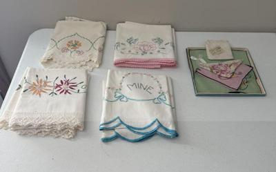 Lot Of Vintage Pillowcases And Hankies
Lot #: 304