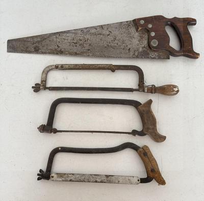 Lot (4) Vintage Hand Saws
Lot #: 71