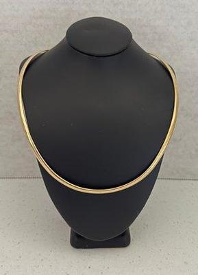 10k Yellow Gold Aurafina Omega Necklace, 17"L, 12.87 Gams
Lot #: 7