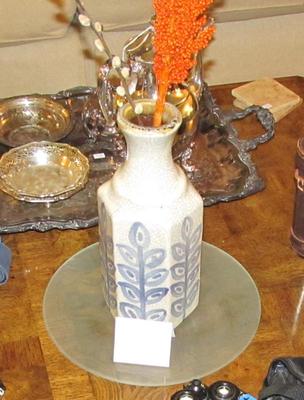 Sale Photo Thumbnail #14: Stoneware vase, Artist, Harding Black, signed. 1981 Texas artist