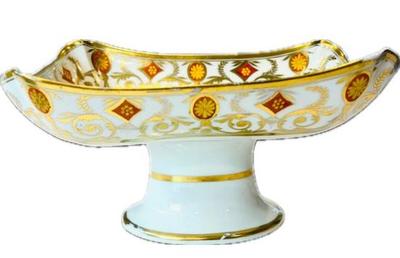 Sale Photo Thumbnail #124: Antique Porcelain Pedestal Base Compote