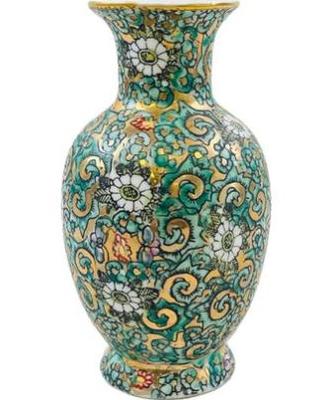 Sale Photo Thumbnail #159: A.C.F. Japanese Fine Porcelain Ware Vase With Gold Accent