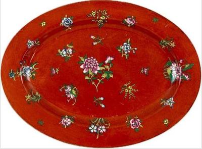 Sale Photo Thumbnail #131: A.C.F. Japanese Porcelain Oval Serving Platter