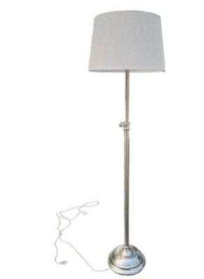 Sale Photo Thumbnail #68: Brushed Metal Standing Floor Lamp