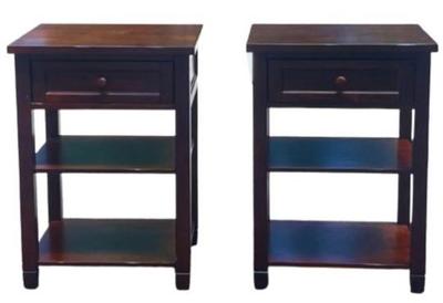Sale Photo Thumbnail #35: Wooden Bedside Tables