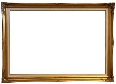 Sale Photo Thumbnail #54: Lovely, Large Gold Frame - Opening 24 x 36 inches