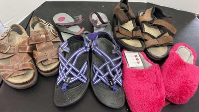 Ladies Open Sandals & New Slippers