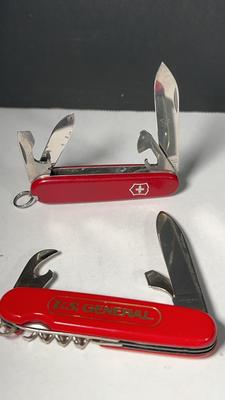 Swiss Army Victorinox & US General Pocket Knives