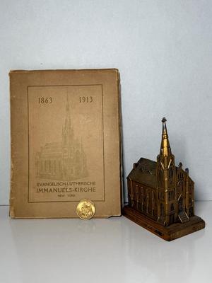 Antique Immanuel EV Lutheran Church Diamond Jubilee Bank & Publication 