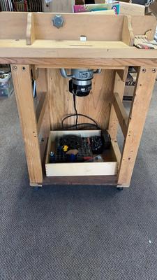 Custom Rolling Router Table W Porter Cable Router & Bits