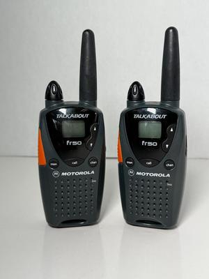 Pair Of Motorola Talkabout FR50 2-Way Radios