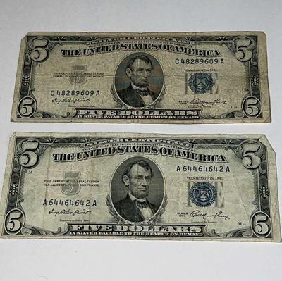 U.S. $5 Silver Certificates 1953 Series