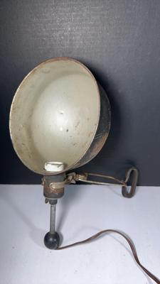 Industrial Dowel End Vintage Shop Clamp Light 