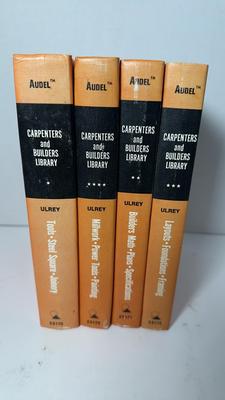 Audel 4 Vol Carpenters and Builders Library 3rd Ed 1970 