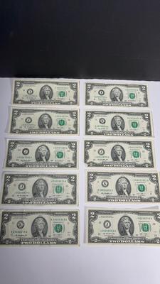 Series 2003 US $2 Bills 