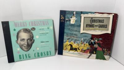 Bing Crosby & The Victor Chorale Vintage 78rpm Xmas Records