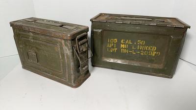 30 & 50 Cal Vintage Ammo Cans