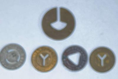 Transit Authority Subway Tokens & Telephone Token