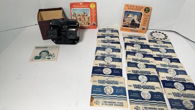 Sawyers Vintage Viewmaster With Lots Of Reels