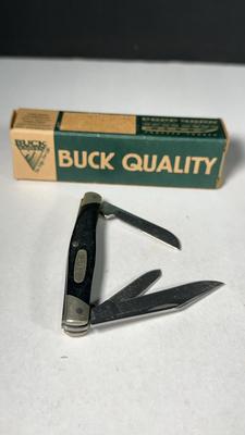Original Vintage Buck Cadet 303 Pocket Knife