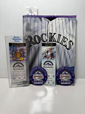 Colorado Rockies Inaugural Game Collection 