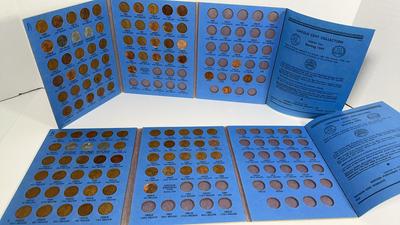Two Partial Whitman Lincoln Penny Book Twos