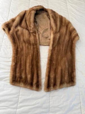 Vintage Honey Blonde Mink Stole