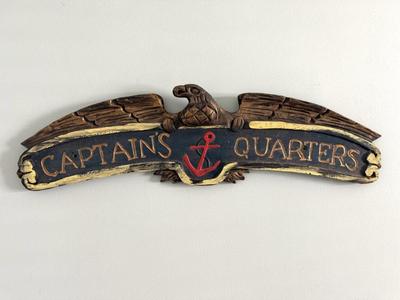 Captain Nautical Wall Plaque