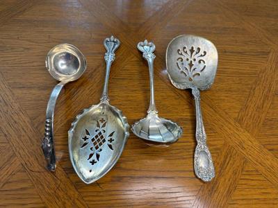 Grouping Of Sterling Serving Pieces