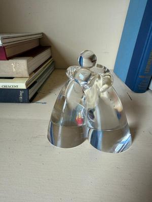 Steuben Glass Couple's Embrace Figurine