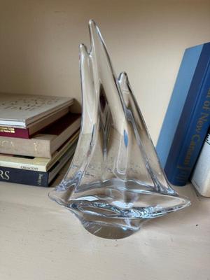 Daum Glass Sailboat