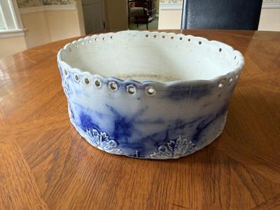 Blue & White Dutch Pottery Planter