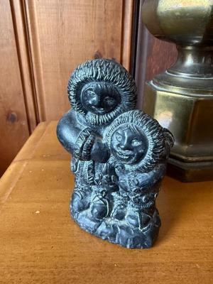 Handmade Inuit Style Soapstone Statuette