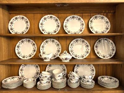 Vintage Woodland Violets Royal Jackson Porcelain Dinnerware Collection