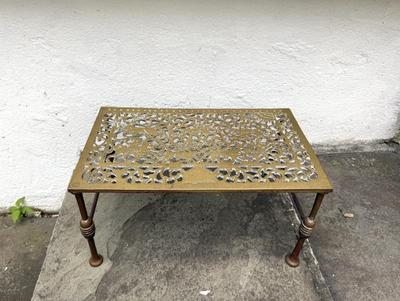 Antique Brass Fireplace Trivet Or Footman